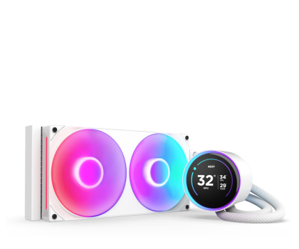 Wentylator do komputera NZXT Kraken Elite 280 RGB White 2x140mm